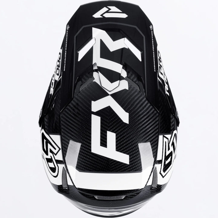 FXR 6D ATR-3 Prime Black White Helmet