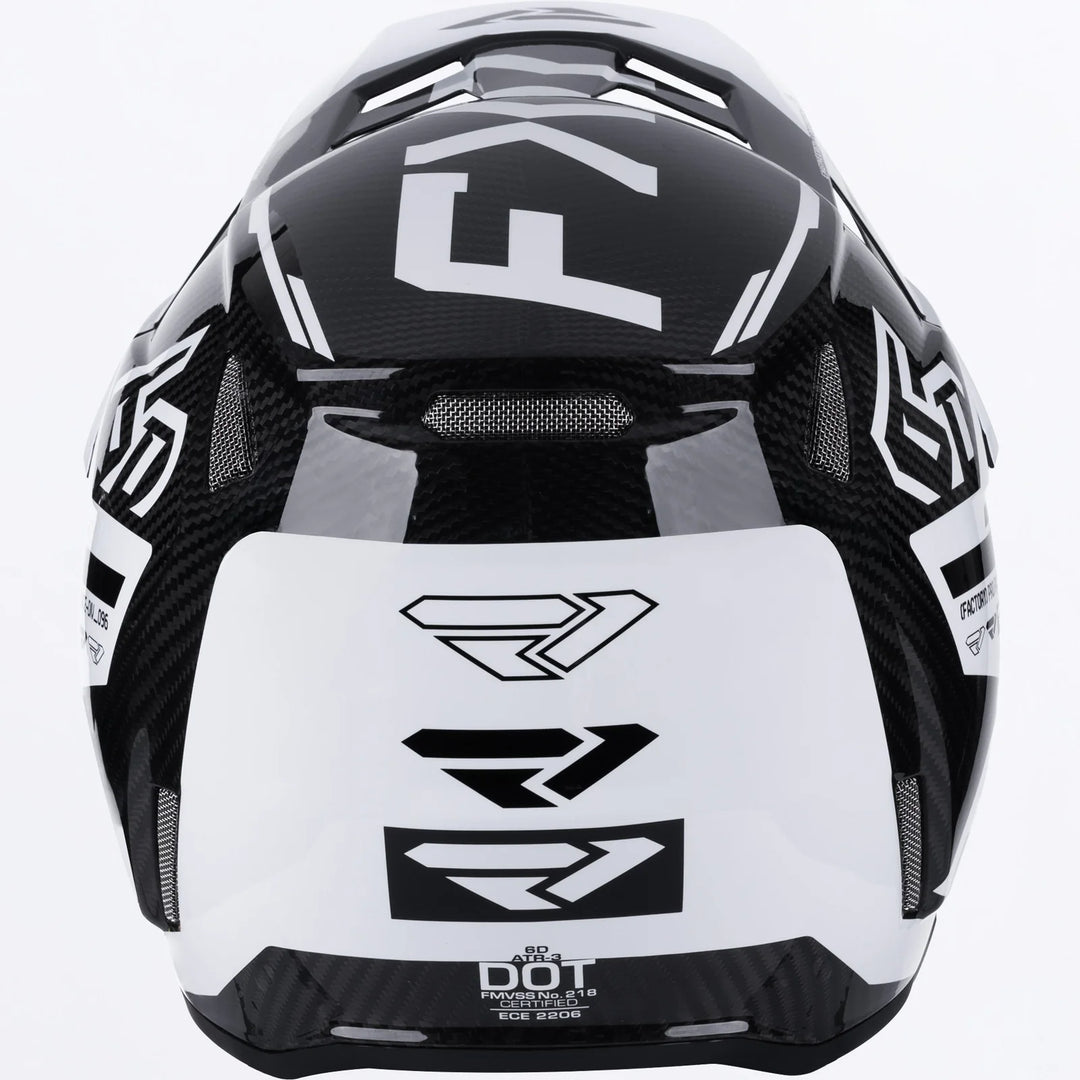 FXR 6D ATR-3 FIM White Black Helmet