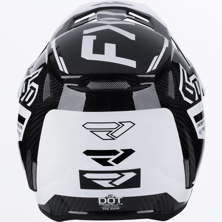 FXR 6D ATR-3 FIM White Black Helmet