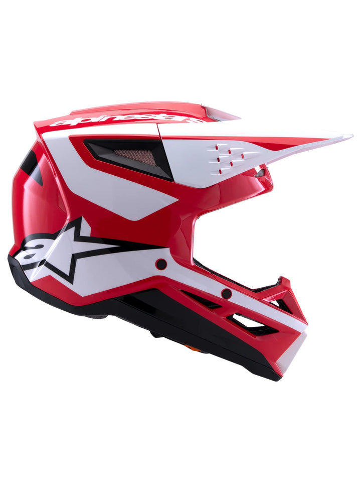 Alpinestars SM3 Heat MX Helmet Red White Black