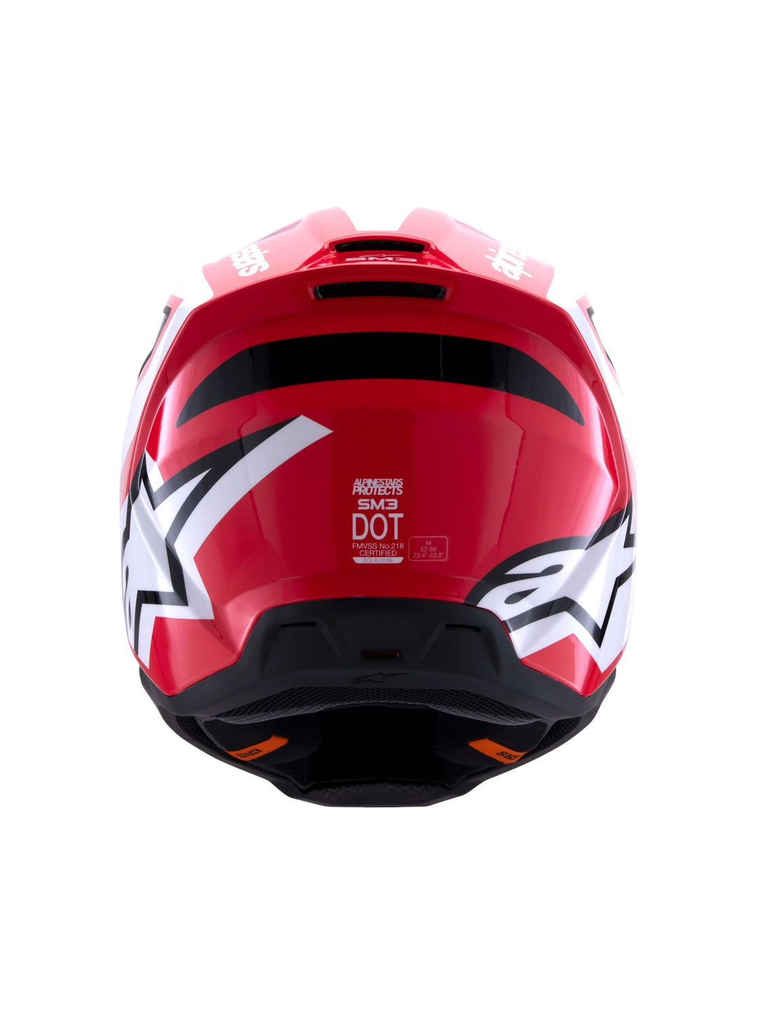 Alpinestars SM3 Heat MX Helmet Red White Black