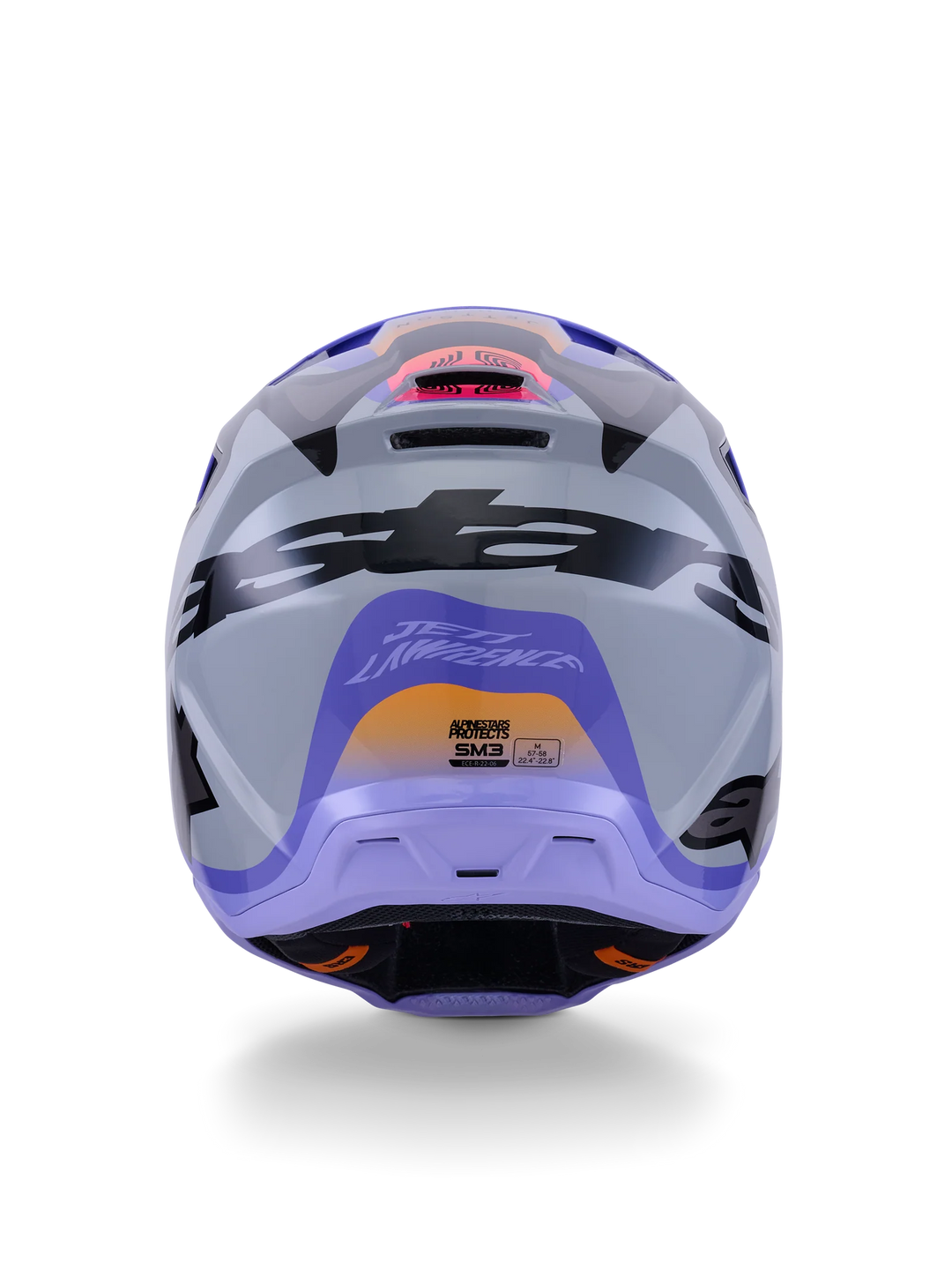 Alpinestars SM3 Jettson MX Helmet Purple