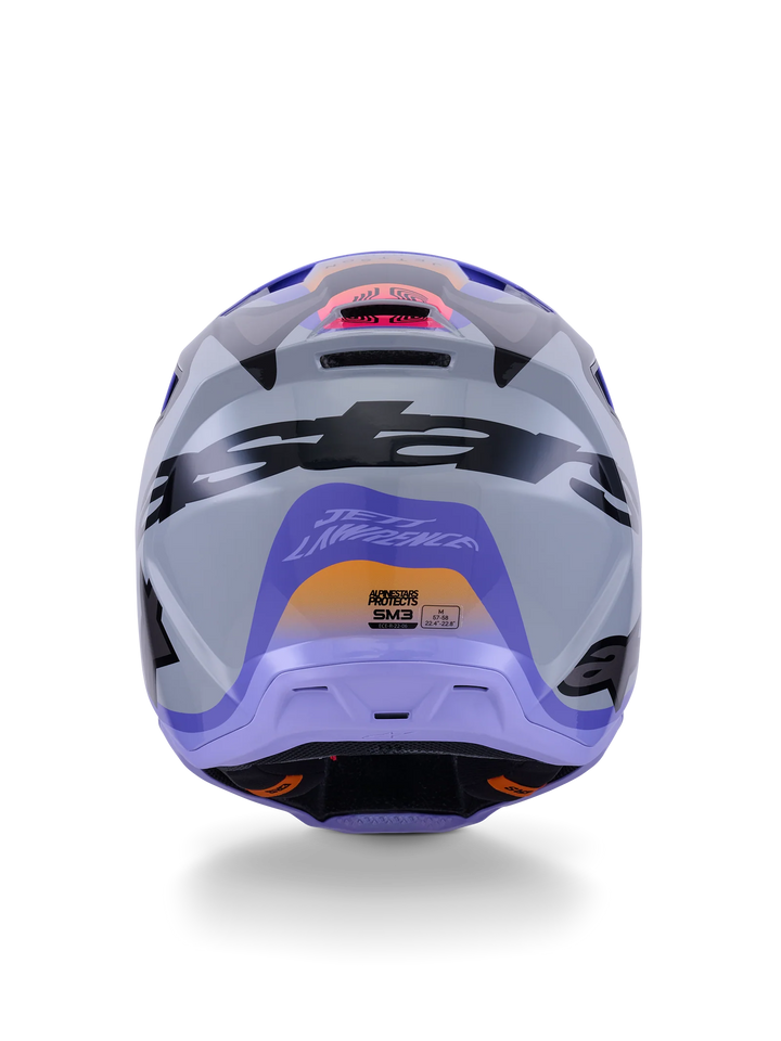 Alpinestars SM3 Jettson MX Helmet Purple