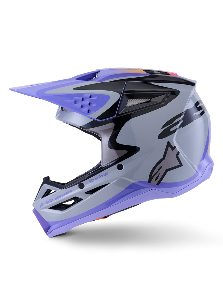 Alpinestars Youth SM3 Jettson MX Helmet Purple