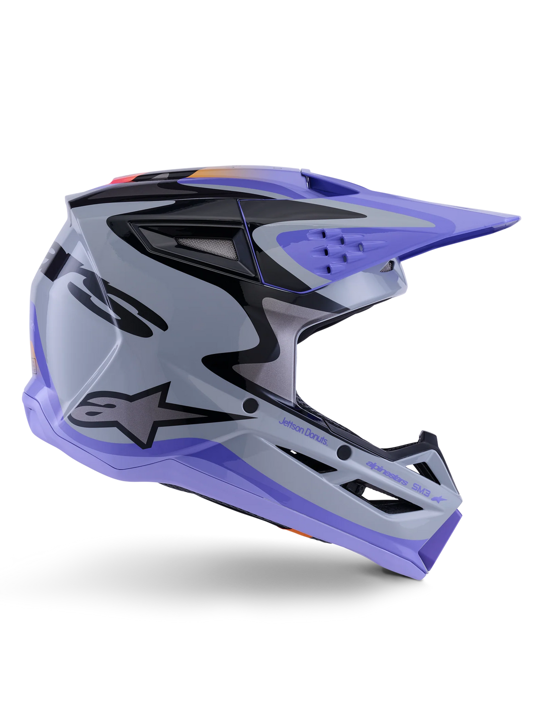 Alpinestars Youth SM3 Jettson MX Helmet Purple