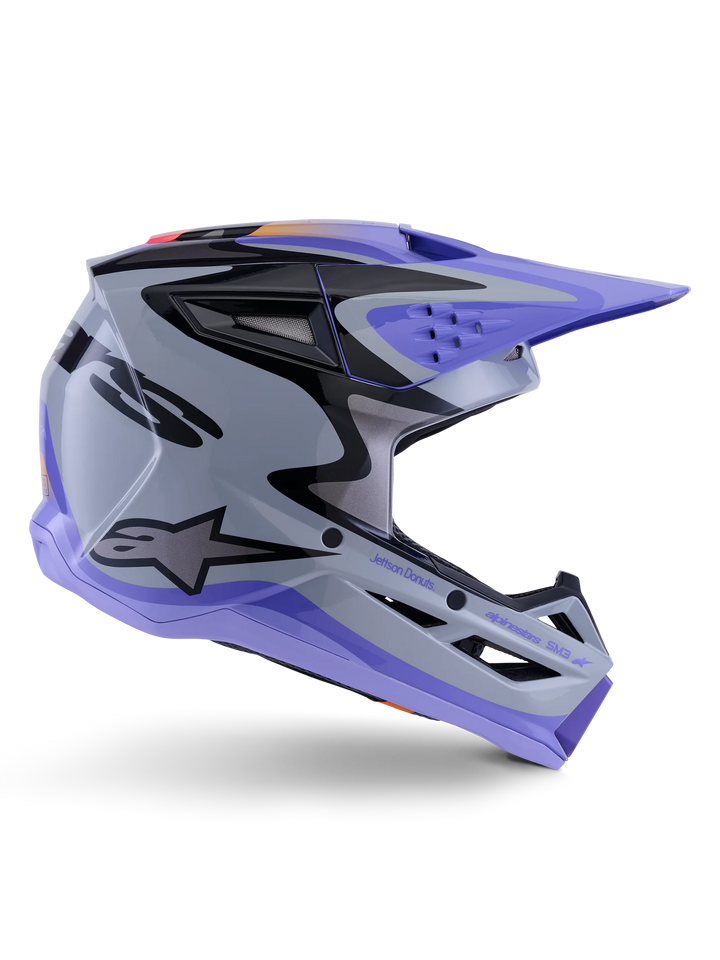 Alpinestars Youth SM3 Jettson MX Helmet Purple