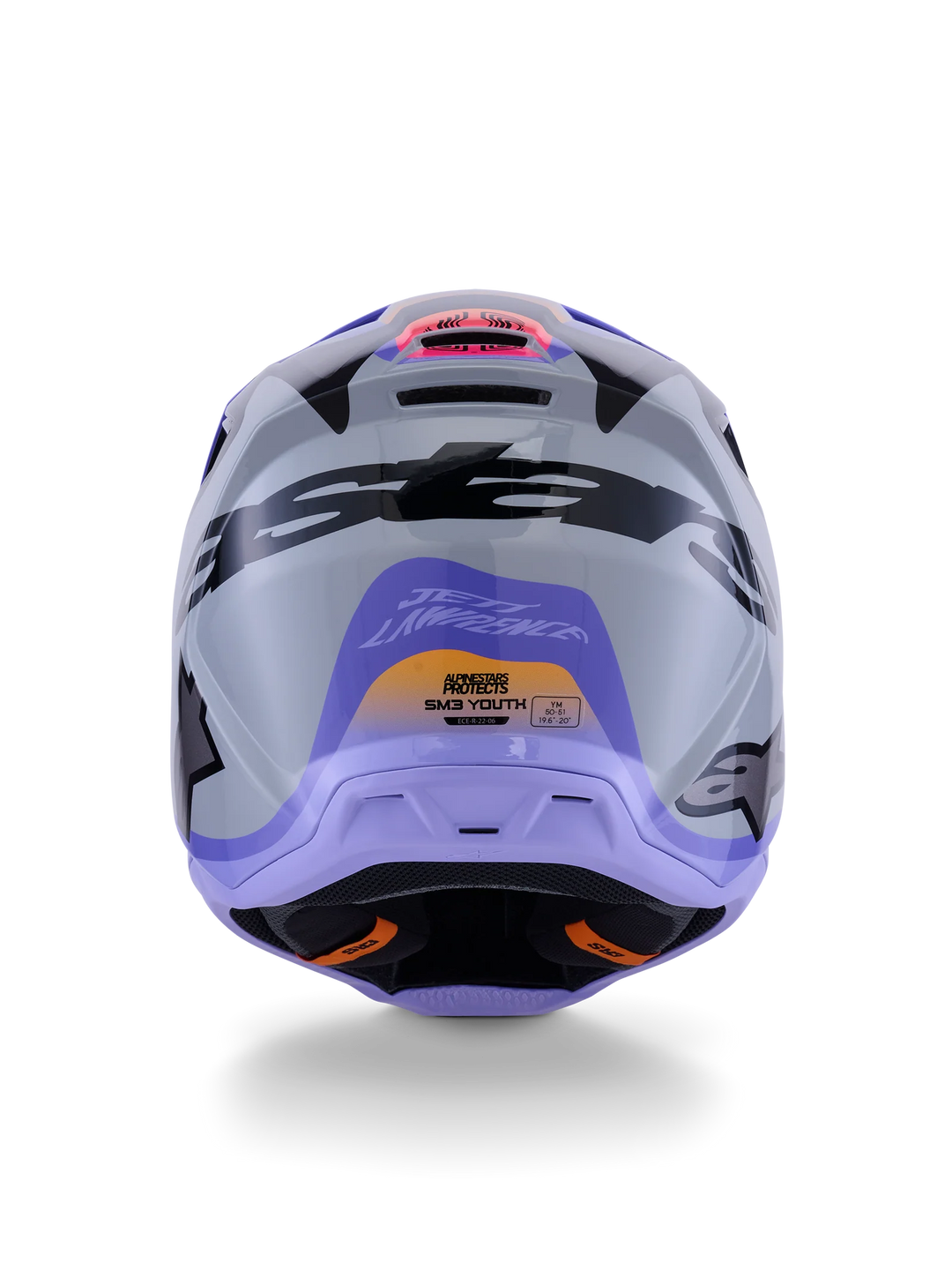 Alpinestars Youth SM3 Jettson MX Helmet Purple