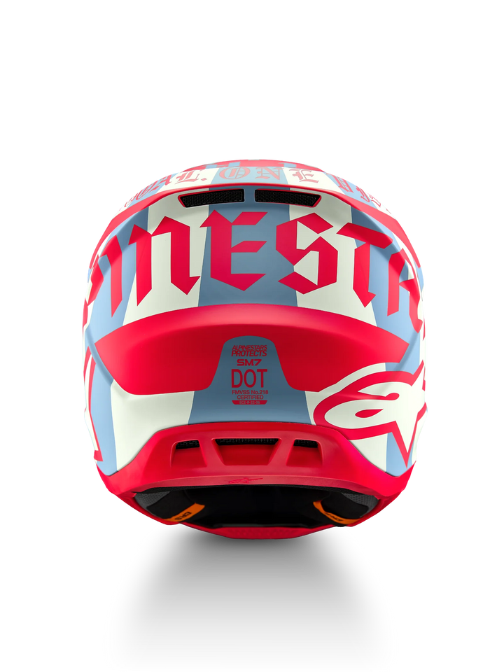 Limited Edition Alpinestars S-M7 Beast Coast Helmet