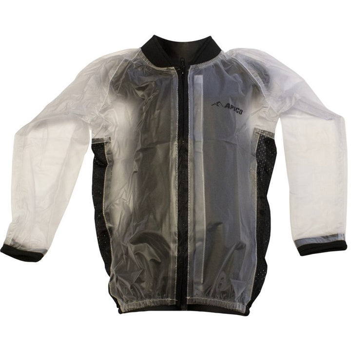 Youth Apico Transparent Rain Riding Jacket Clear