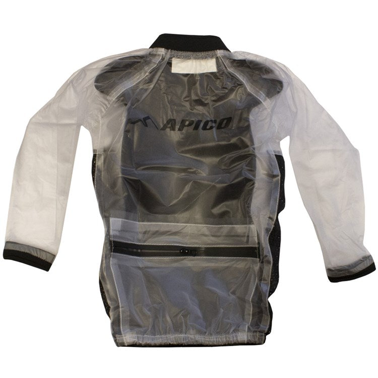 Youth Apico Transparent Rain Riding Jacket Clear