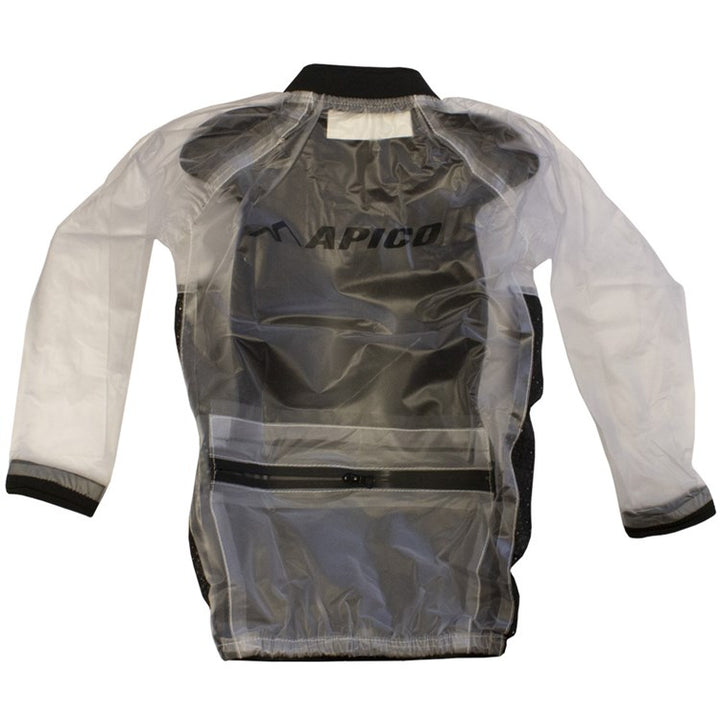 Youth Apico Transparent Rain Riding Jacket Clear