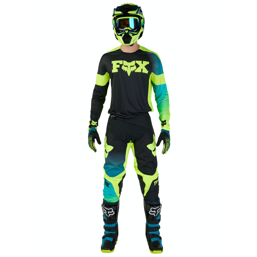 2024 Fox 360 STREAK Black Yellow MX Kit Combo