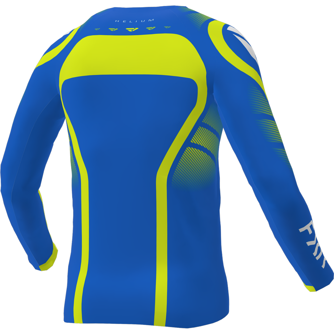 2026 FXR Helium Infinity Blue Yellow MX Kit Combo