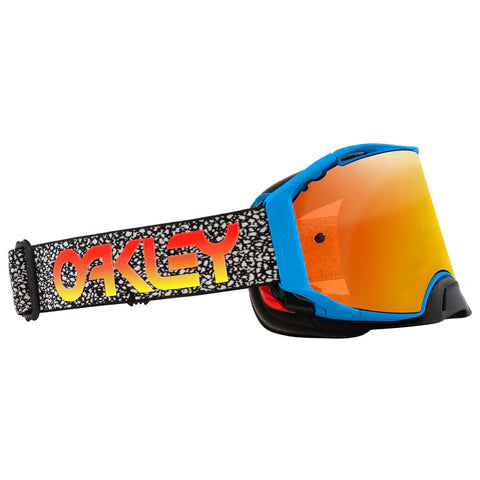 Oakley Airbrake MX Blue Crackle Goggles