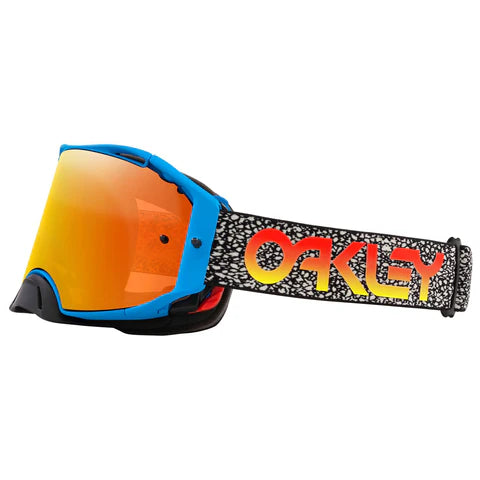 Oakley Airbrake MX Blue Crackle Goggles