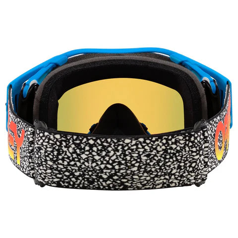 Oakley Airbrake MX Blue Crackle Goggles