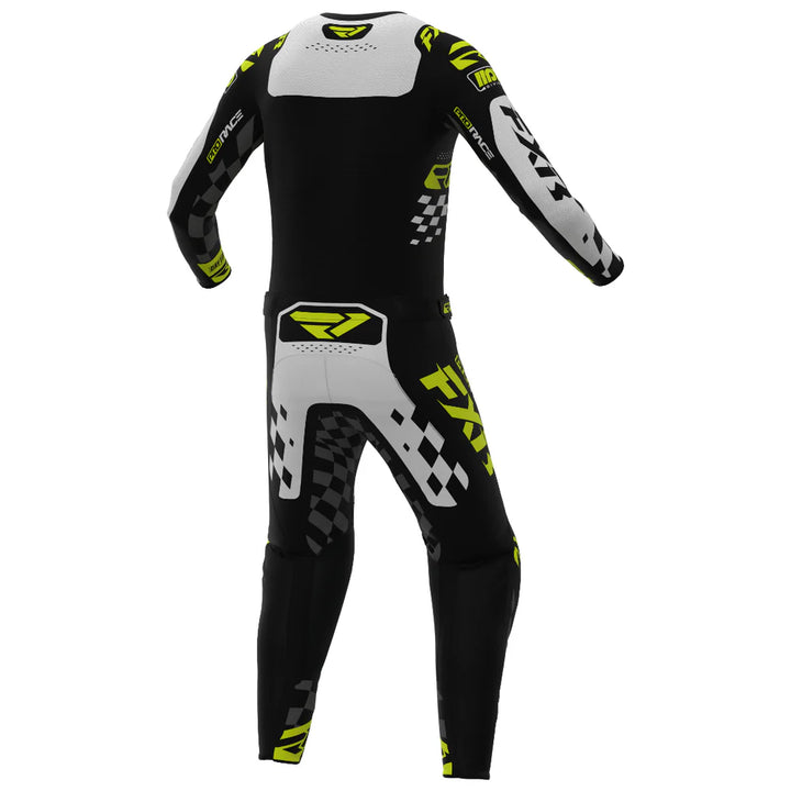 2026.5 FXR Revo Daytona Black White Yellow MX Kit Combo