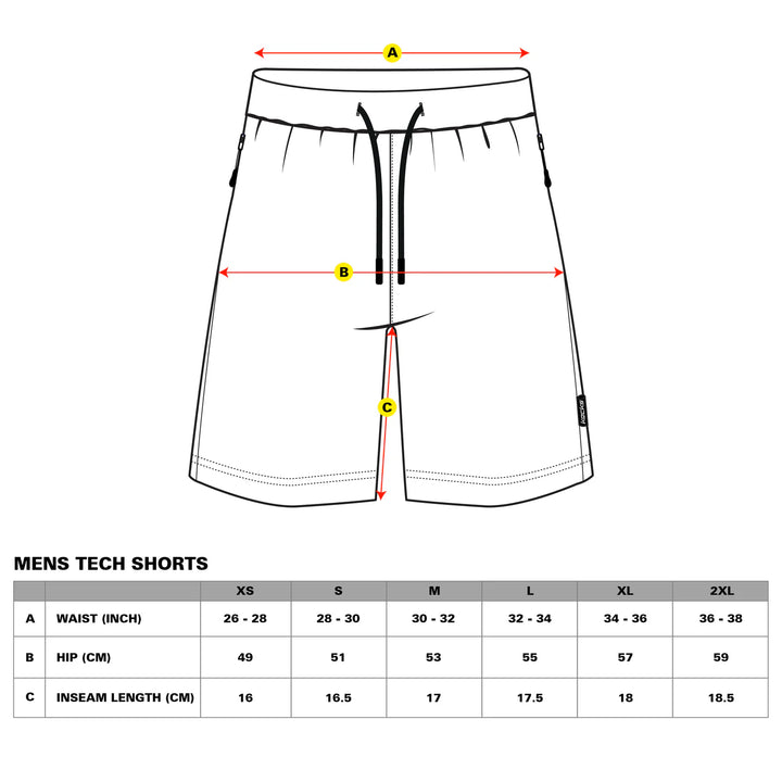 Kecks Mens Tech Shorts - Liquid