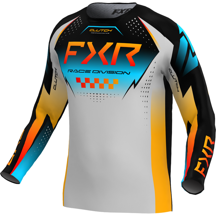 2026 FXR Youth Clutch Grey Blue Orange Kit Combo