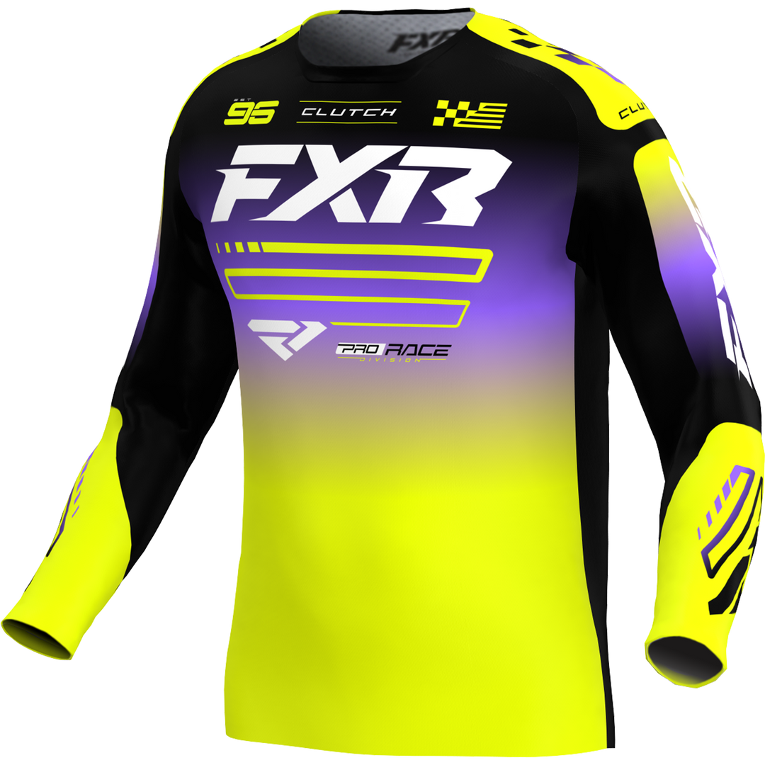 2026 FXR Kids Clutch Yellow Purple Peewee Kit Combo