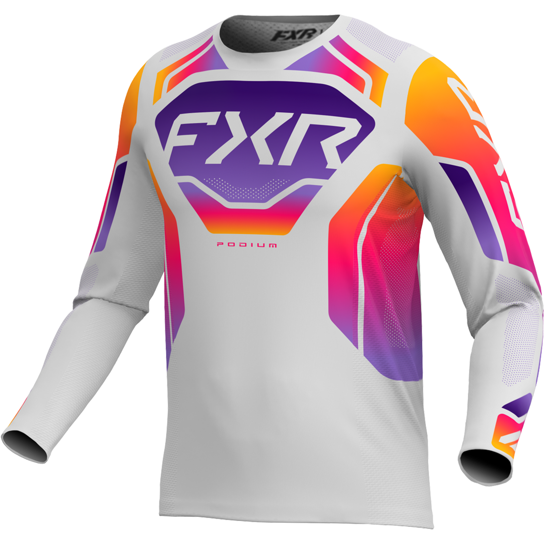 2026 FXR Youth Podium Grey Purple Orange Kit Combo
