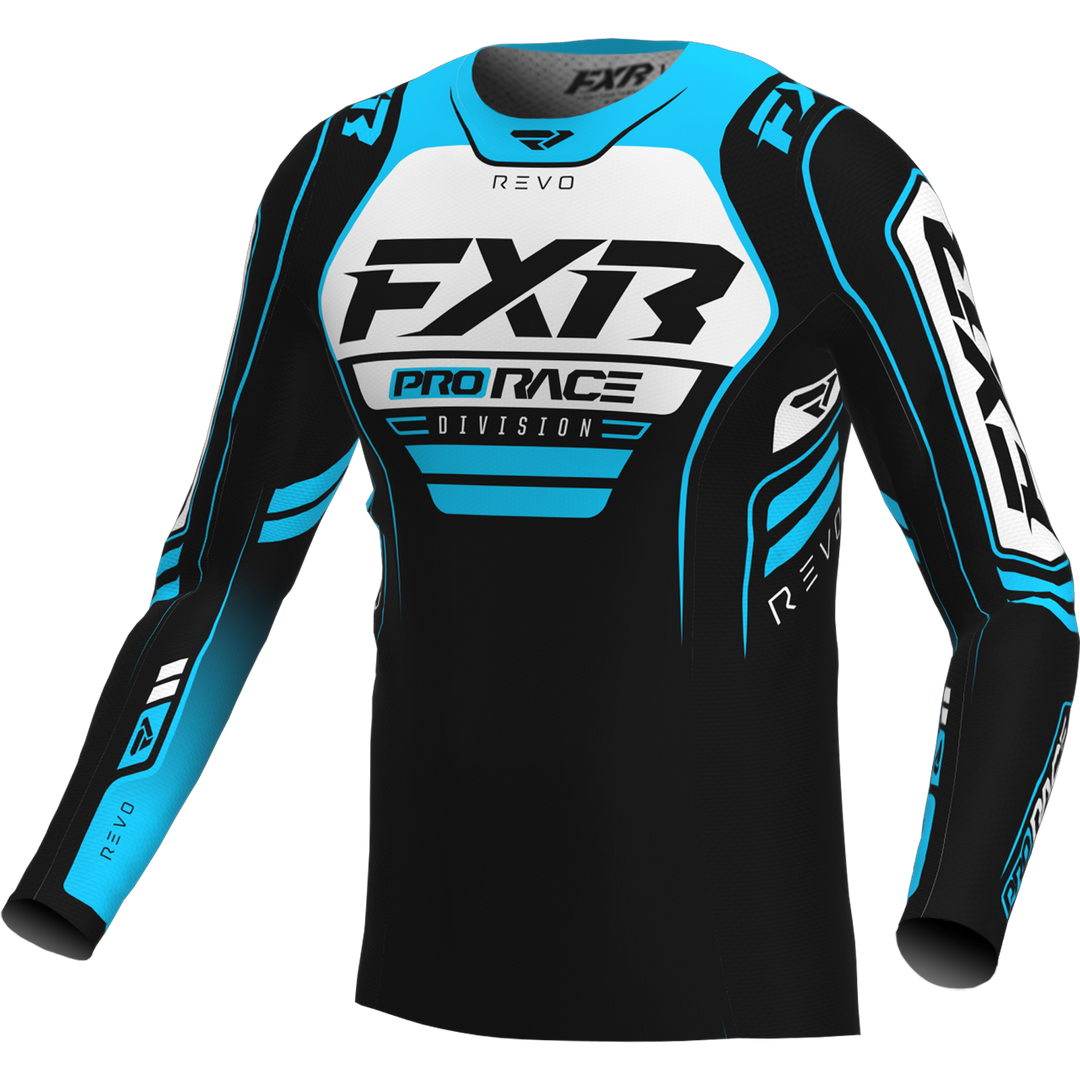 2026 FXR Youth Revo Brisk Blue Black Kit Combo