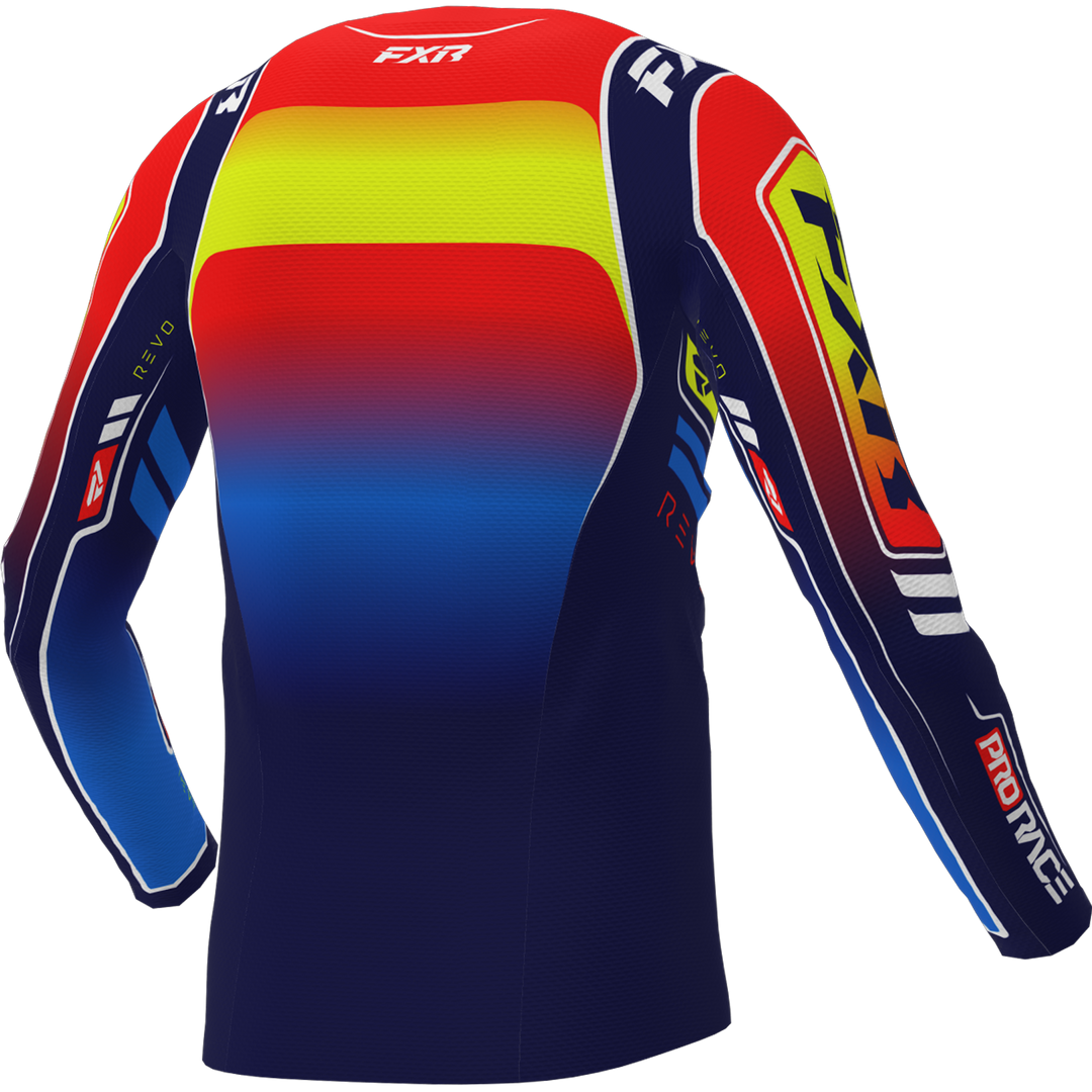 2026 FXR Youth Revo Nuke Blue Red Yellow Kit Combo