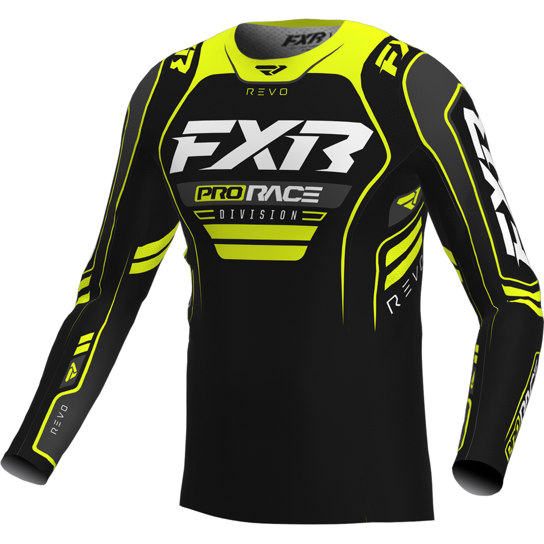2026 FXR Youth Revo Toxic Black Yellow Kit Combo