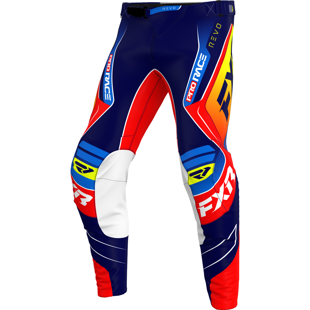 2026 FXR Youth Revo Nuke Blue Red Yellow Kit Combo