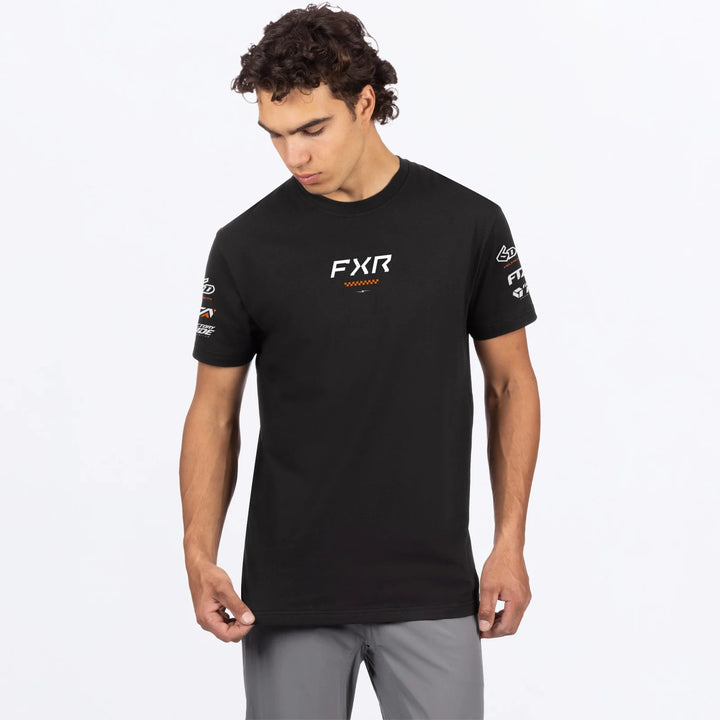 FXR Mens Stack Premium Tshirt Black