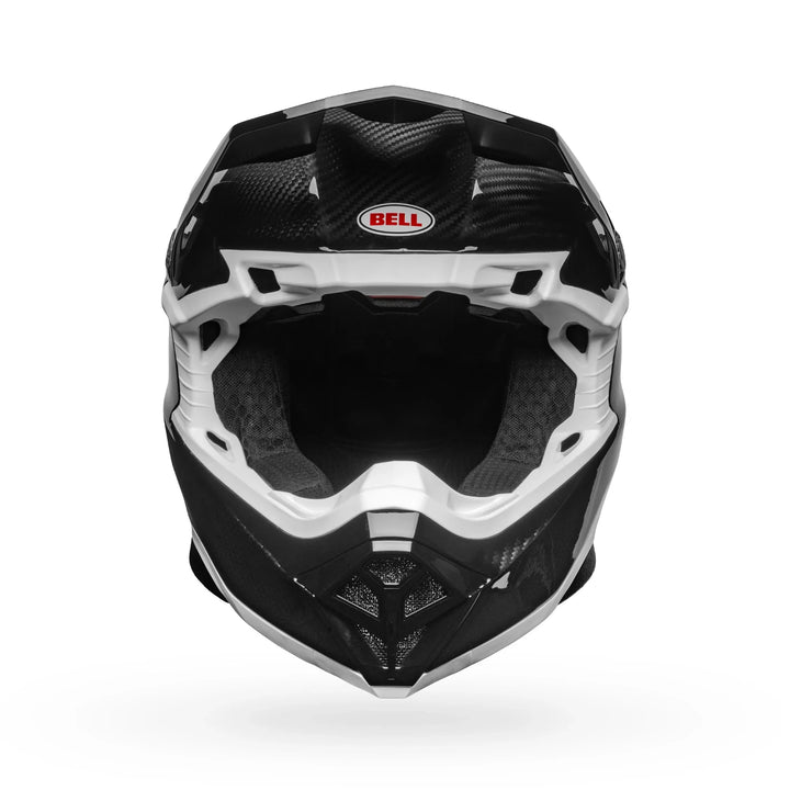 Bell Moto-10 Spherical MX Helmet Carbon Black White