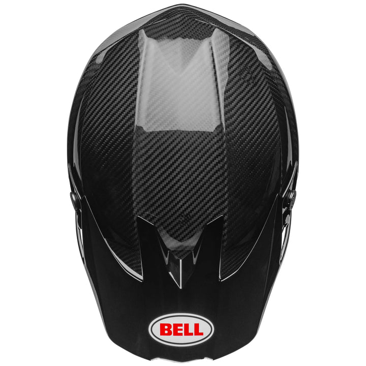 Bell Moto-10 Spherical MX Helmet Carbon Black White