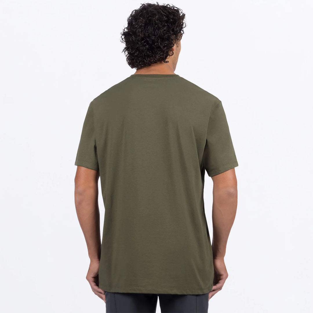 FXR Mens Victory Premium Tshirt Army Green