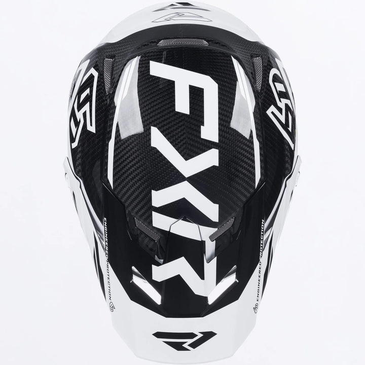 FXR 6D ATR-3 FIM White Black Helmet