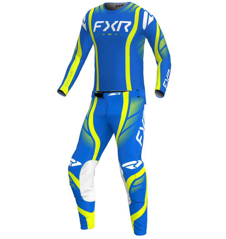 2026 FXR Helium Infinity Blue Yellow MX Kit Combo