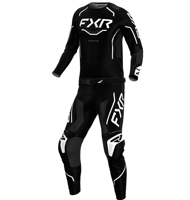 2026 FXR Youth Podium Black White Kit Combo