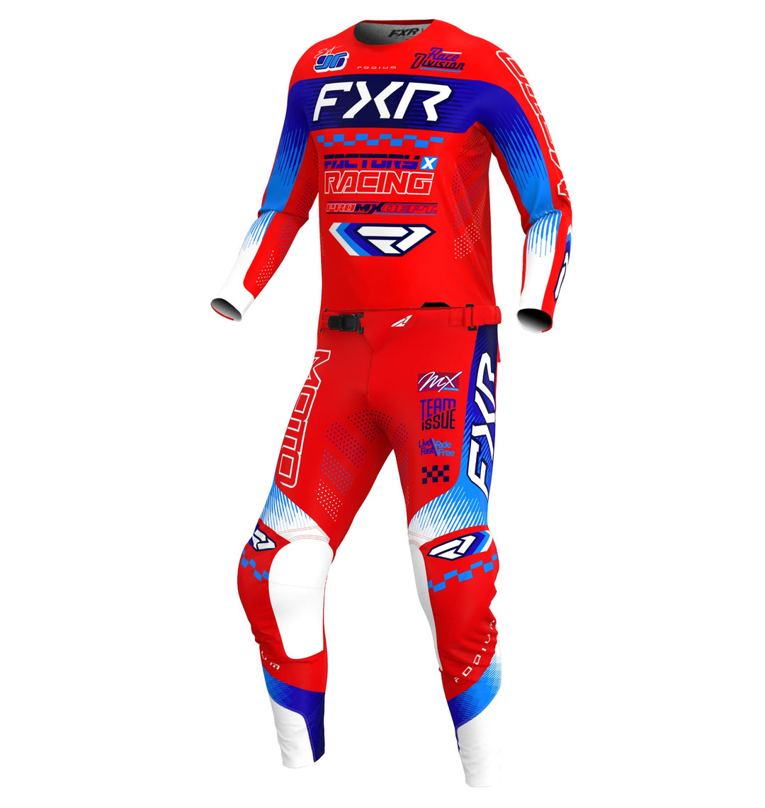 2026 FXR Podium Gladiator Red Blue Kit Combo