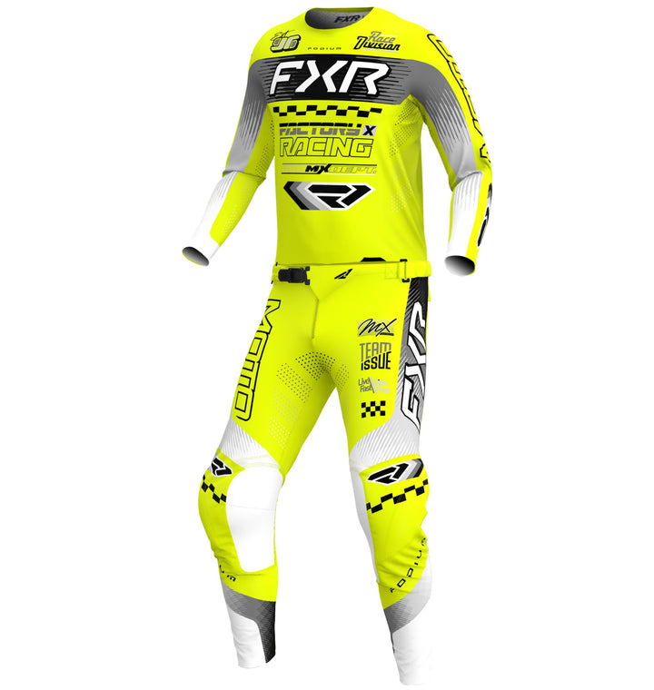 2026 FXR Youth Podium Hi Vis Yellow Kit Combo