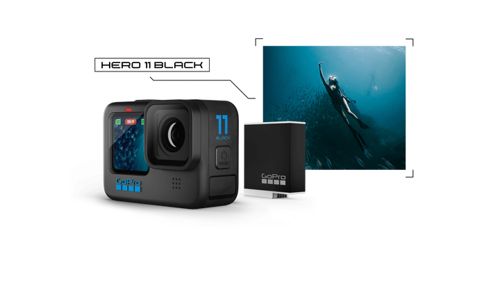 GoPro HERO11 BLACK Bundle - includes SD Card & Case