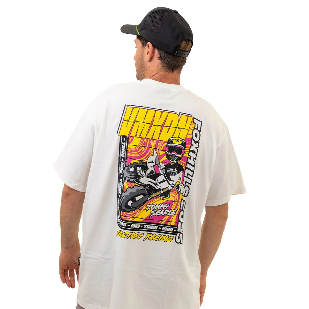 Tommy Searle - 2025 VMXdN Foxhill Valley Of Dreams Tee White