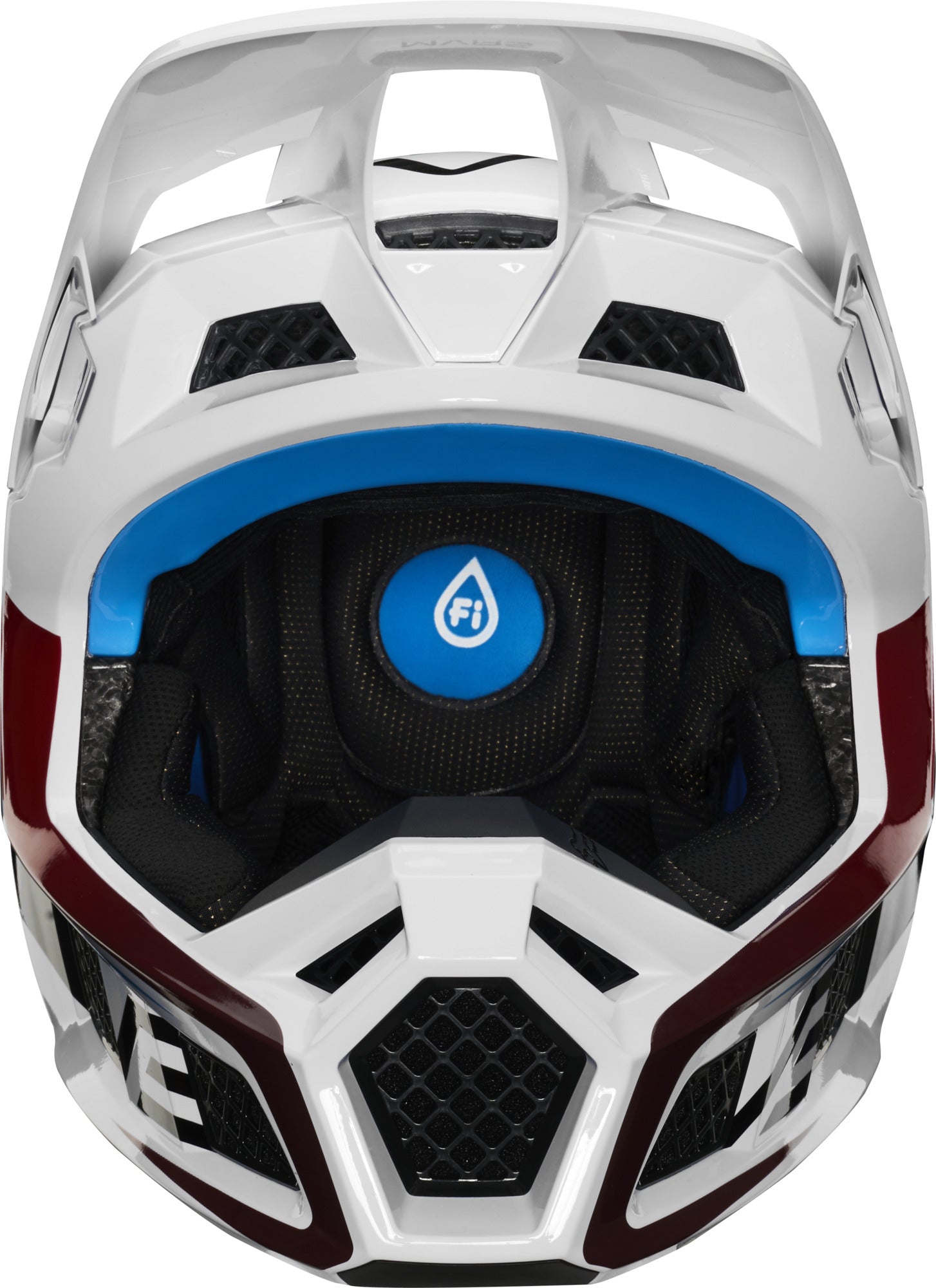 ALL NEW Fox V3 Durven White Red Blue MX Motocross Helmet | Fox MX