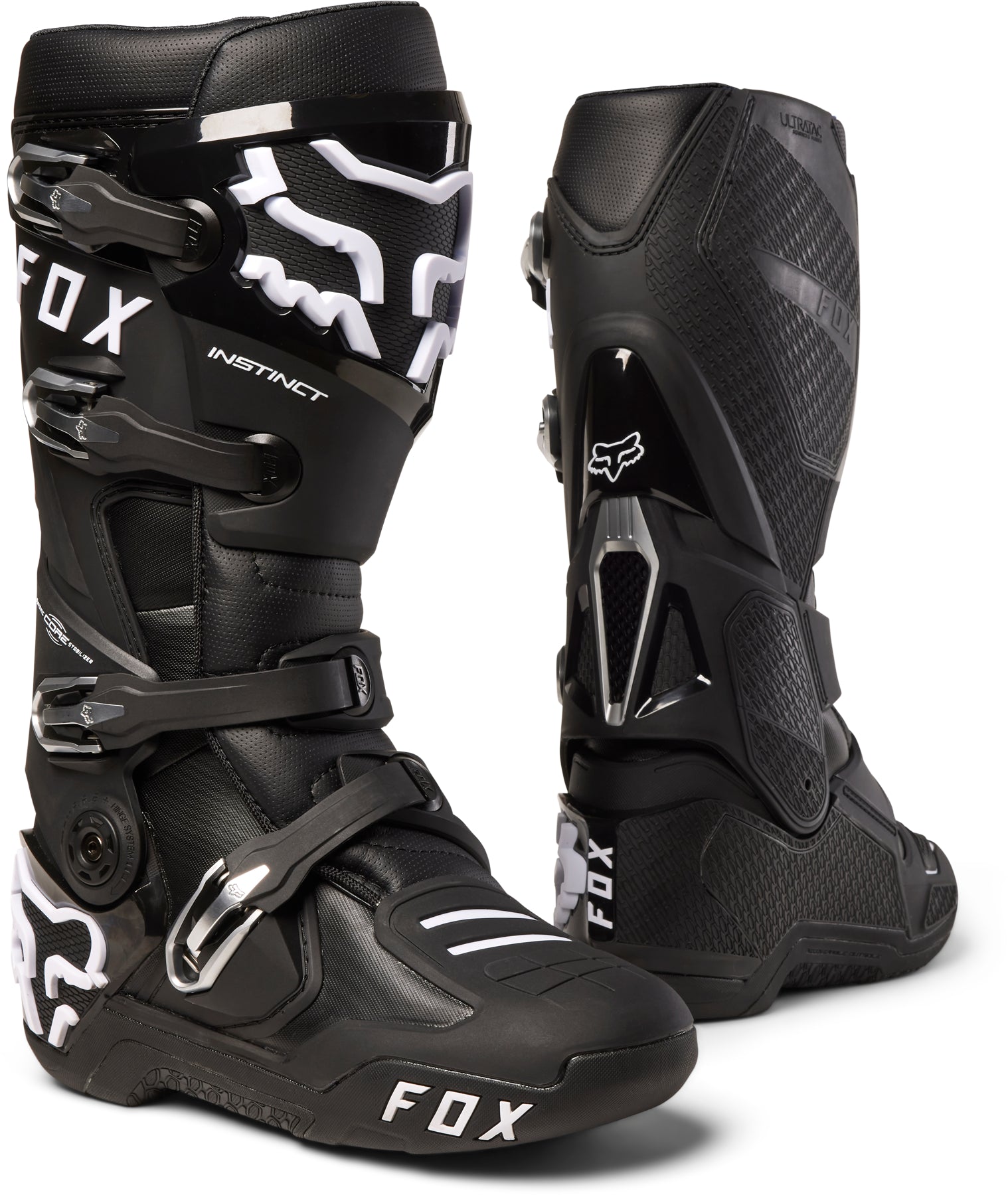 2023 Fox Instinct MX Boot Black | Motocross Boots – mastersofmx