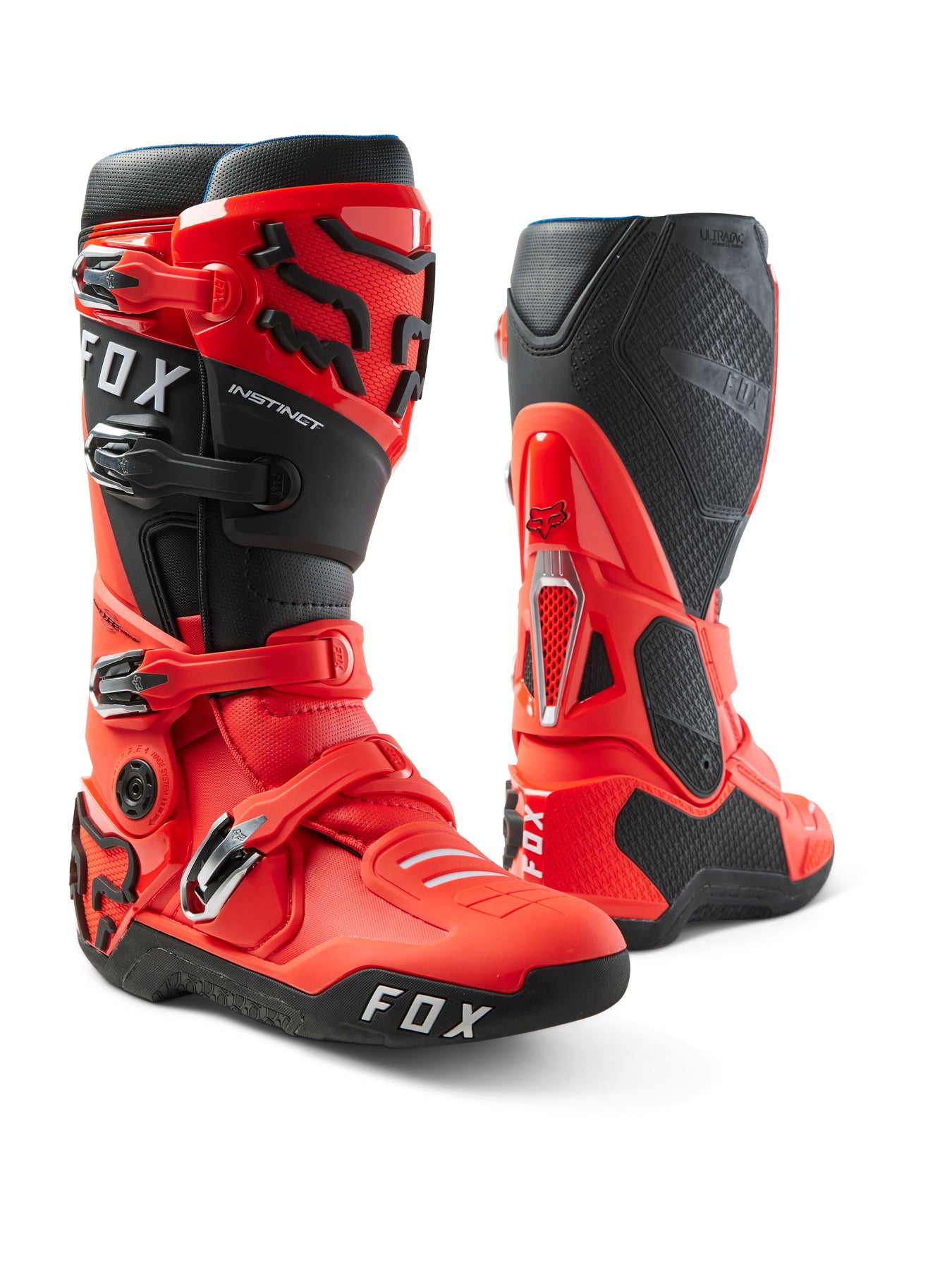 2023 Fox Instinct MX Boot Flo Red | Motocross Boots – mastersofmx