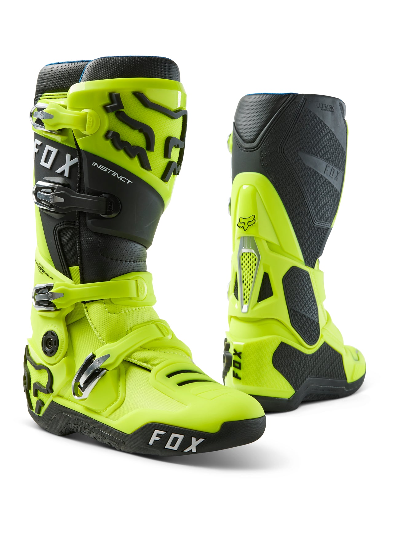 On sale - 2025 Fox Instinct MX Boot Flo Yellow | Motocross Boots ...