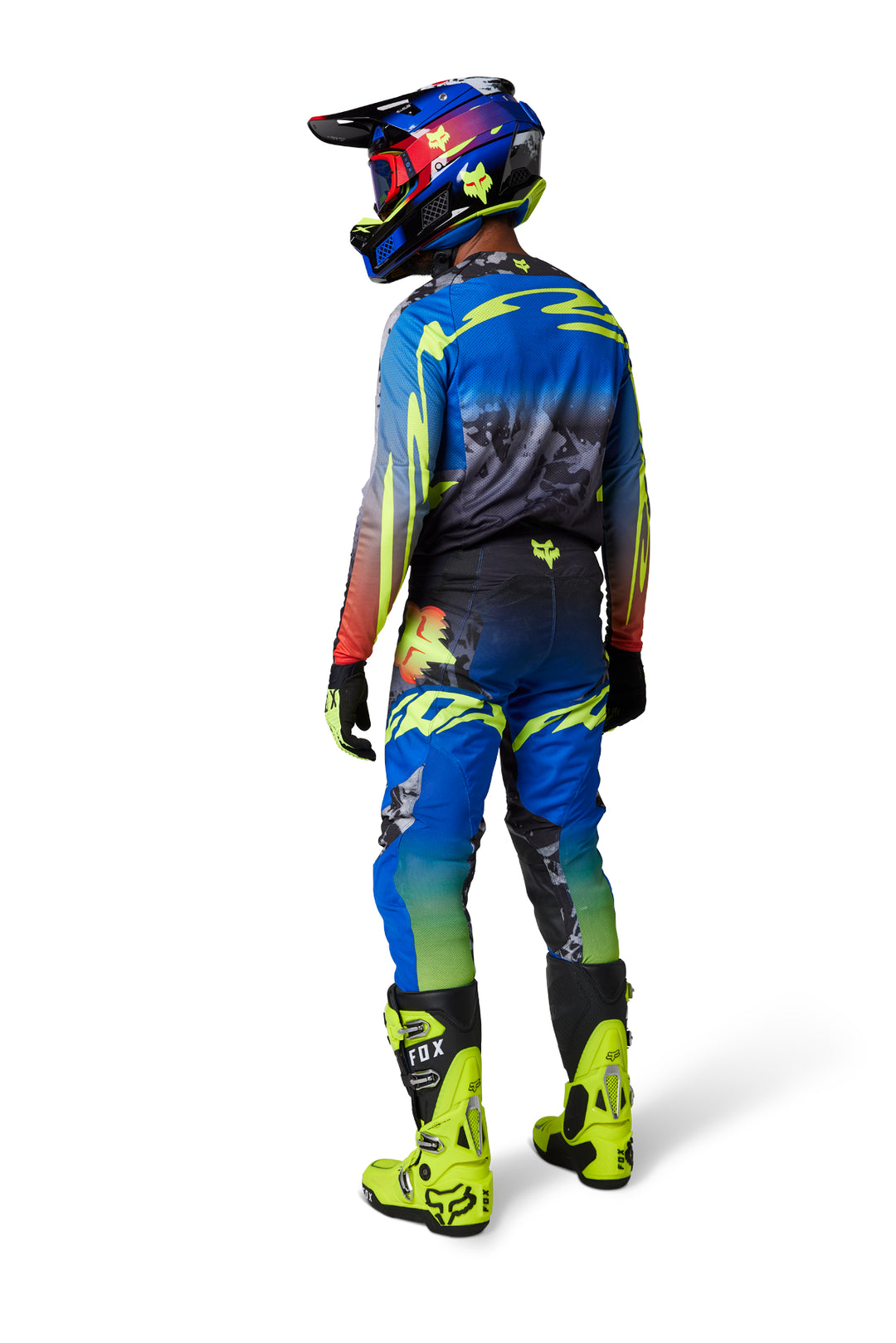 2023 Fox 360 DKAY Black Blue MX Kit Combo
