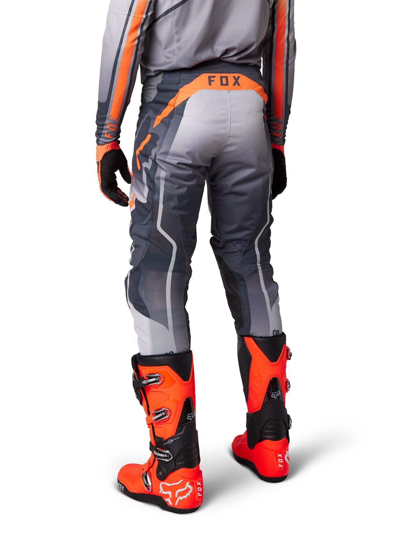 2023 Fox 360 VIZEN Grey Orange Motocross Kit Combo | Fox MX Kits