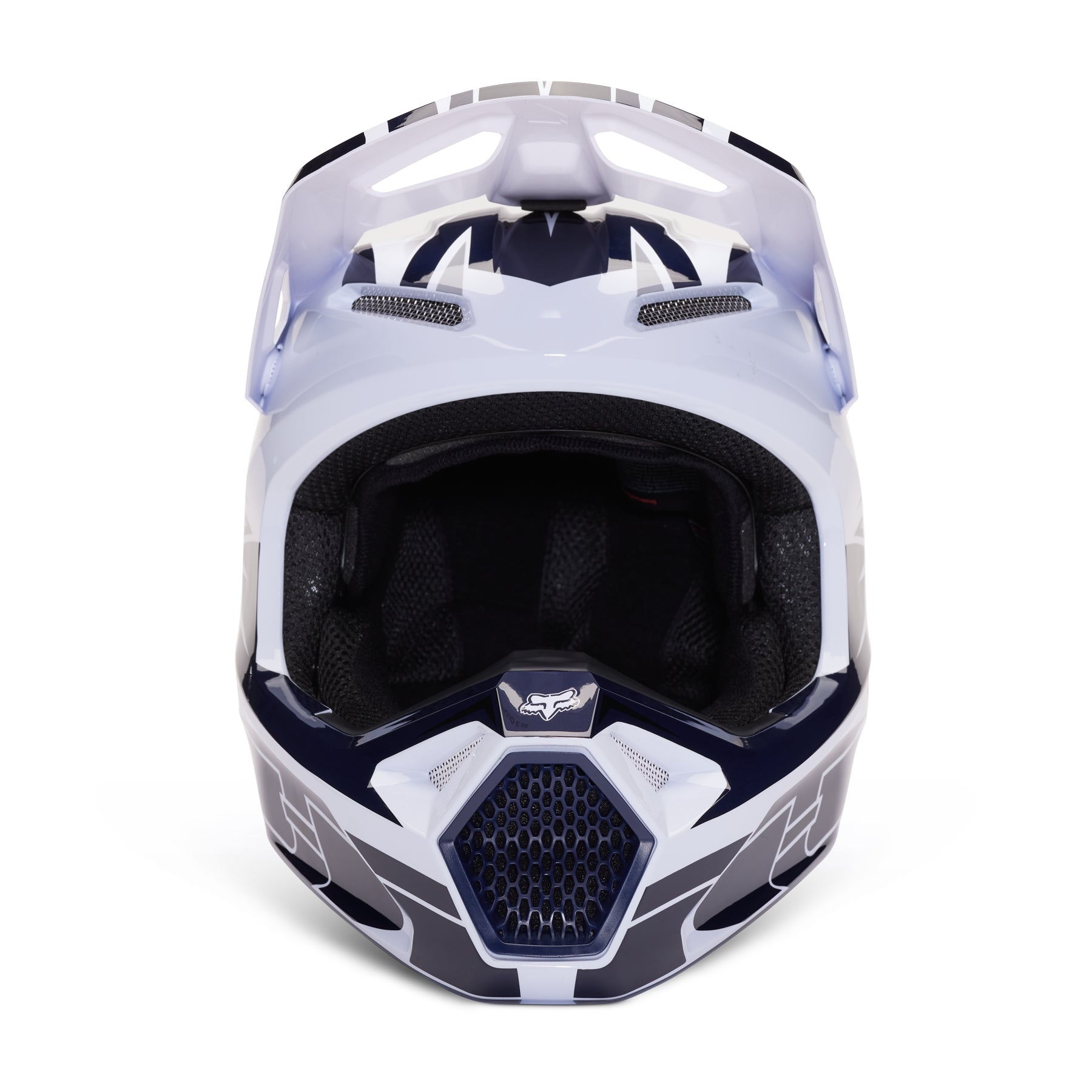 Fox V1 Streak Fahrradhelm – Weiß, Größe M, Für Mountainbike & Freizeit