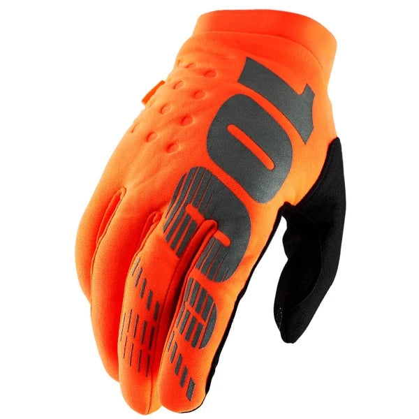 Youth 100% Brisker Cold Weather Winter Gloves Orange