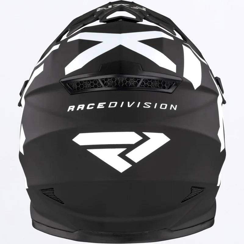 2023 YOUTH FXR Legion Helmet Black White