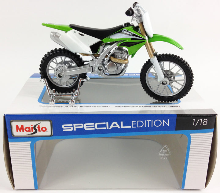 Kawasaki KXF 1:18 SCALE DIECAST MX MODEL BIKE